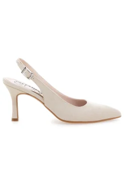 Décolleté da donna beige con cinturino slingback Pittarello Glam 5371