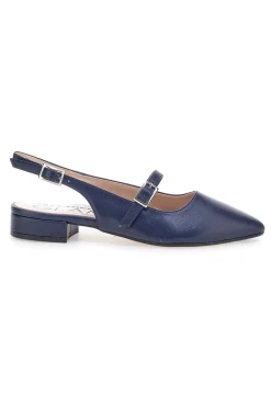 Décolleté da donna blu con cinturino slingback Pittarello Glam 3888