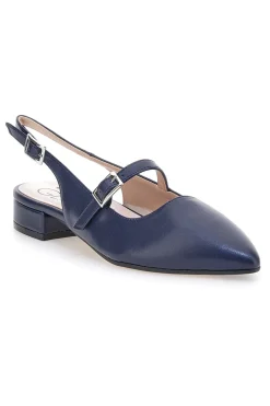 Décolleté da donna blu con cinturino slingback Pittarello Glam 3888
