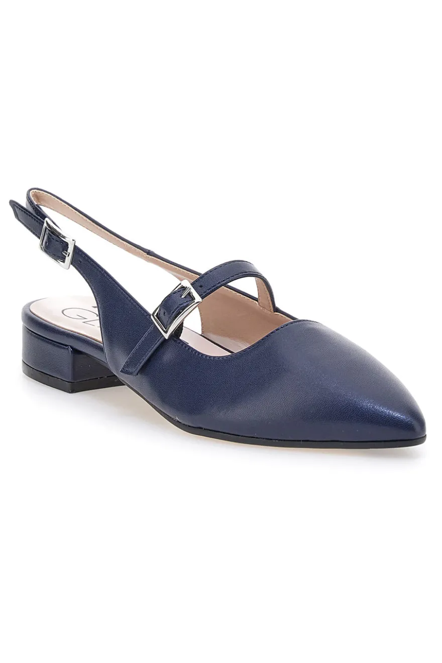 Décolleté da donna blu con cinturino slingback Pittarello Glam 3888