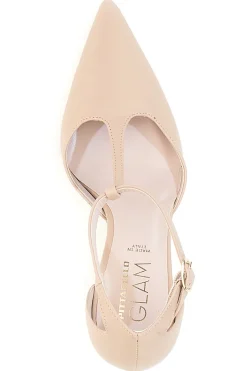 Décolleté da donna nude con cinturino Pittarello Glam 3869