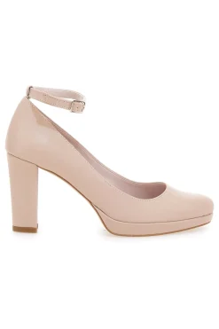 Décolleté da donna nude con cinturino e tacco largo Pittarello Glam 2594PT