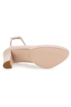 Décolleté da donna nude con cinturino e tacco largo Pittarello Glam 2594PT