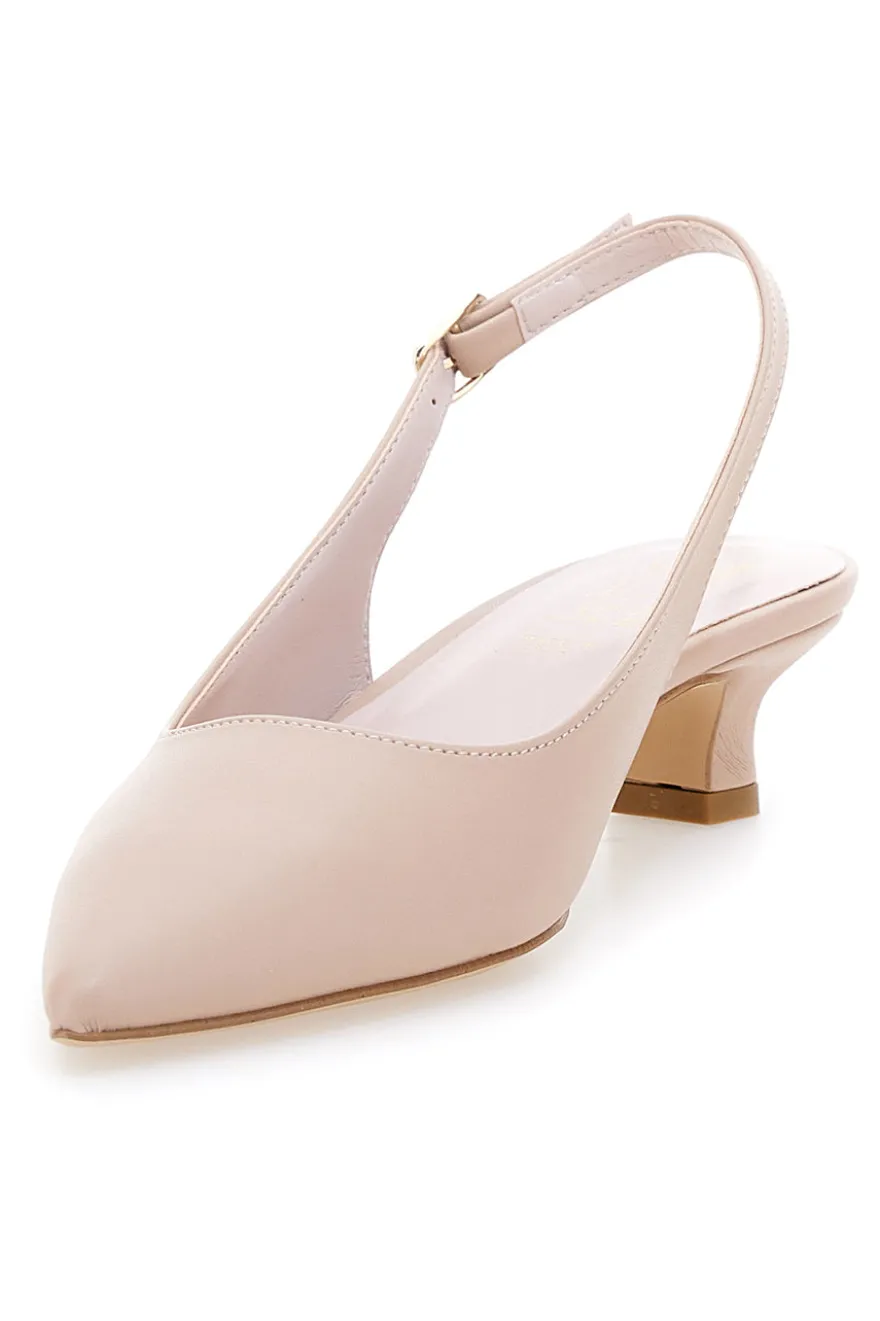 Décolleté da donna nude slingback Pittarello Glam 3990