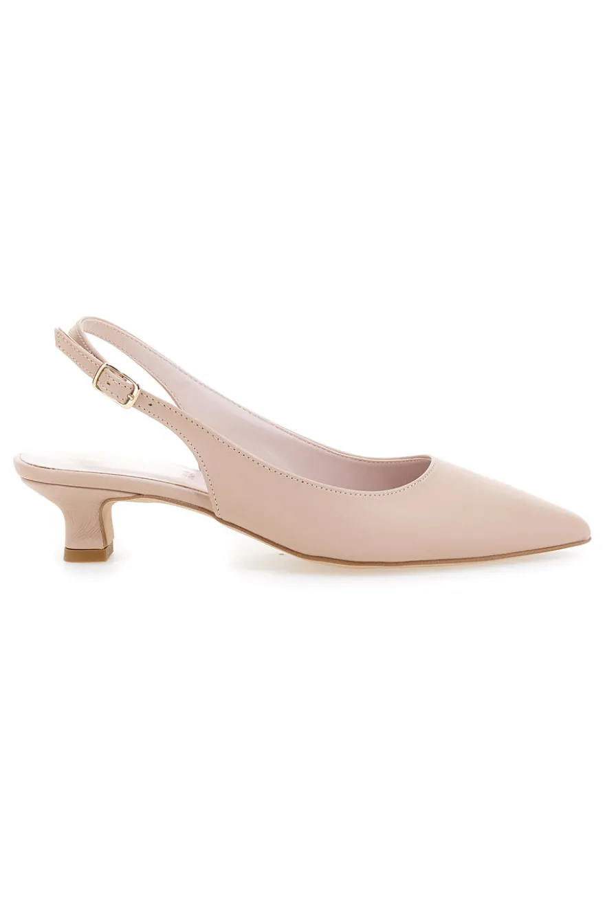 Décolleté da donna nude slingback Pittarello Glam 3990