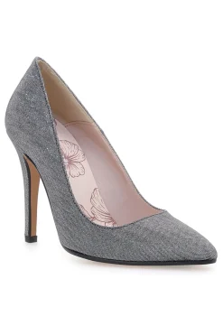 Décolleté grigio scuro glitter con tacco alto Pittarello Romantic 5423