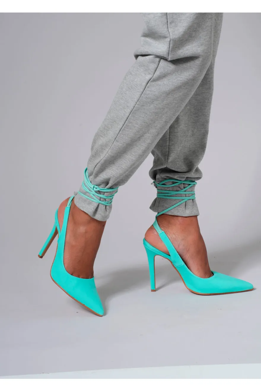 Décolleté Lace-Up Pittarello Elite 1964 Acquamarina