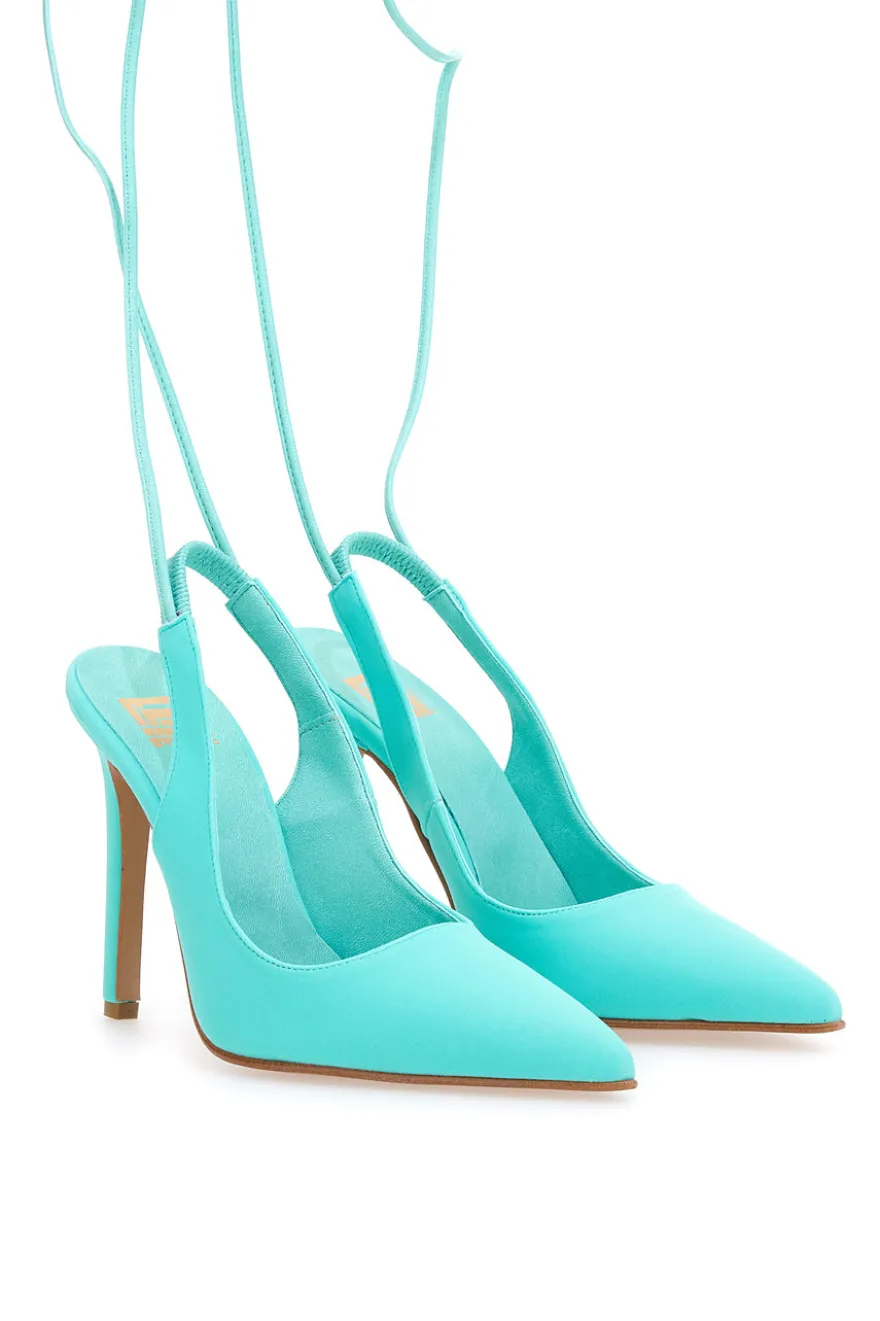 Décolleté Lace-Up Pittarello Elite 1964 Acquamarina