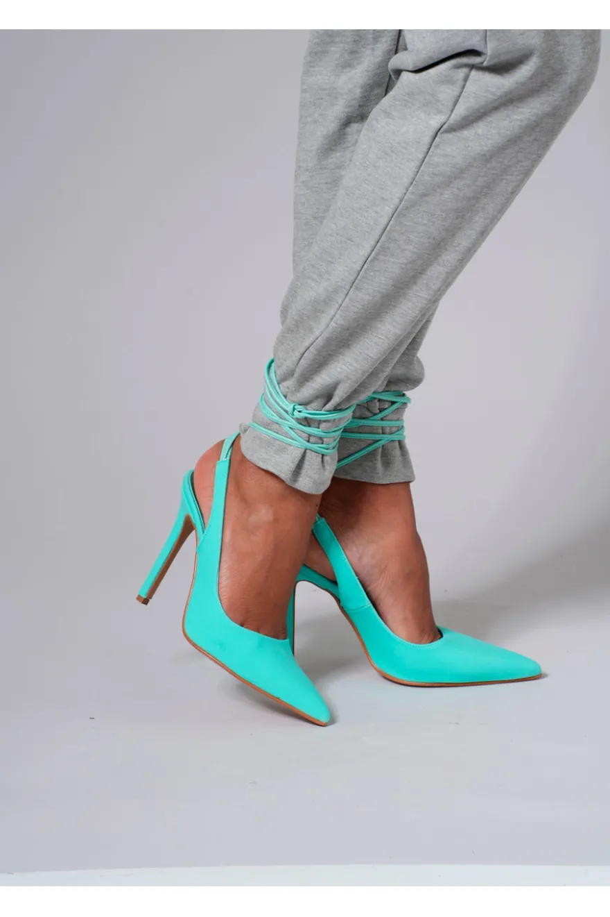 Décolleté Lace-Up Pittarello Elite 1964 Acquamarina
