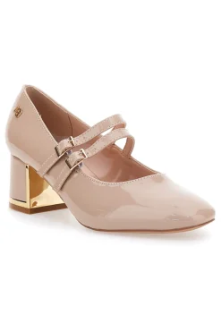 Décolleté Mary Jane Beige con Tacco a blocco MARIELLA BURANI 50810514