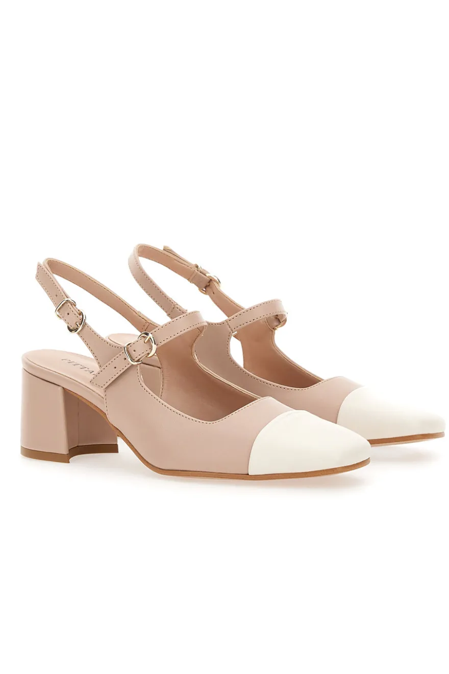 Décolleté Mary Jane Beige Pittarello Couture 508C