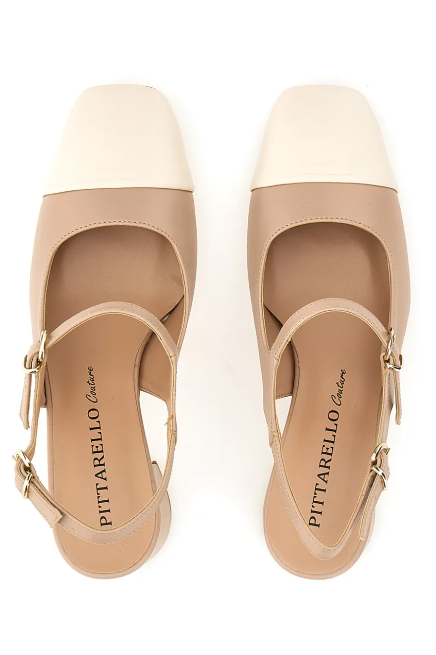 Décolleté Mary Jane Beige Pittarello Couture 508C