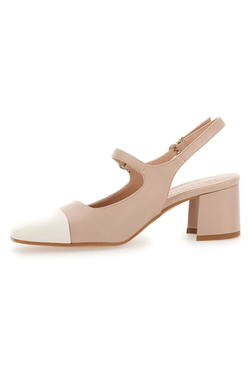 Décolleté Mary Jane Beige Pittarello Couture 508C