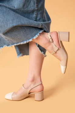 Décolleté Mary Jane Beige Pittarello Couture 508C
