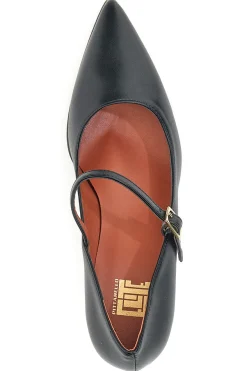 Décolleté Mary Jane nere con tacco basso Pittarello Elite 6061