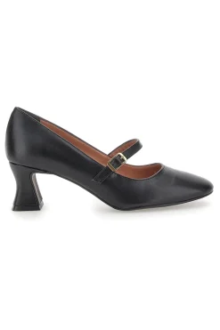 Décolleté Mary Jane Nere con Tacco a Rocchetto PITTARELLO GLAM 3605