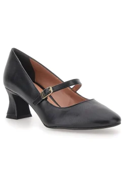 Décolleté Mary Jane Nere con Tacco a Rocchetto PITTARELLO GLAM 3605