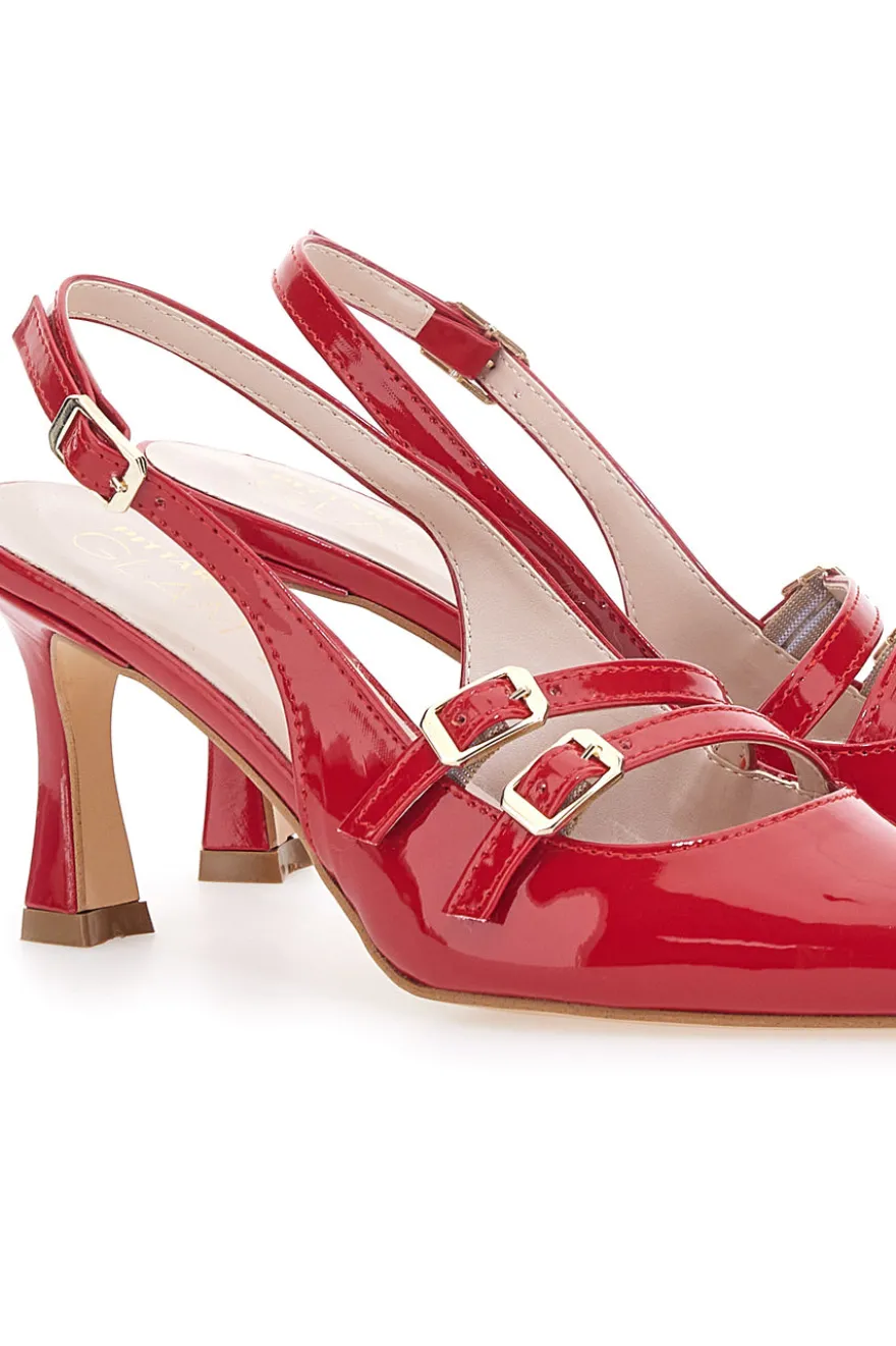 Décolleté Mary Jane Rosso Fuoco Pittarello Glam 3591