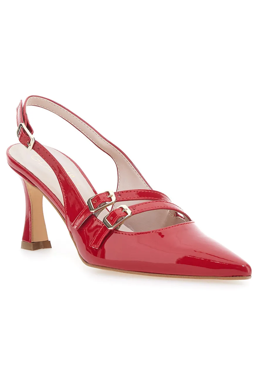 Décolleté Mary Jane Rosso Fuoco Pittarello Glam 3591