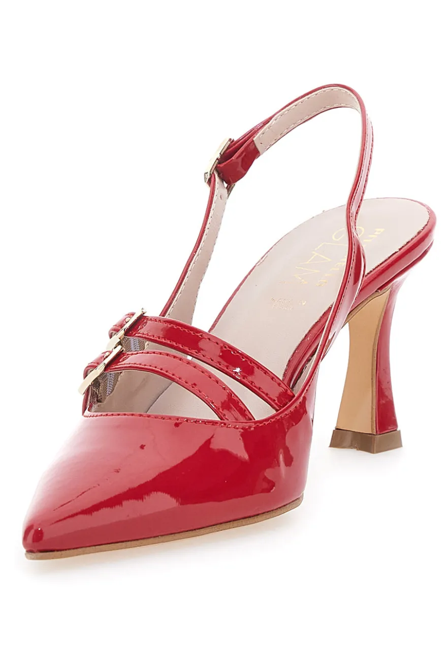 Décolleté Mary Jane Rosso Fuoco Pittarello Glam 3591