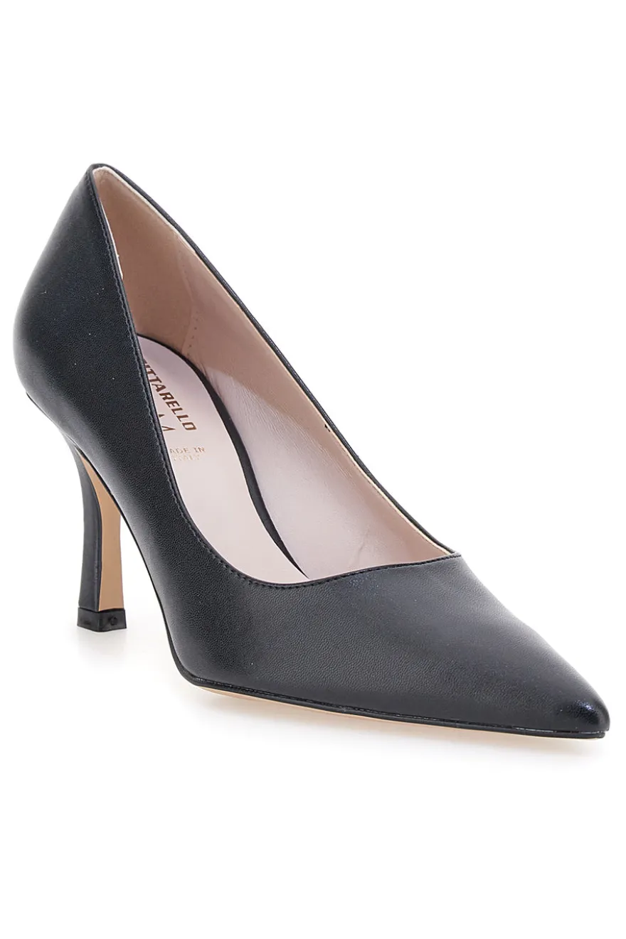 Décolleté nera con tacco Pittarello Glam 3866