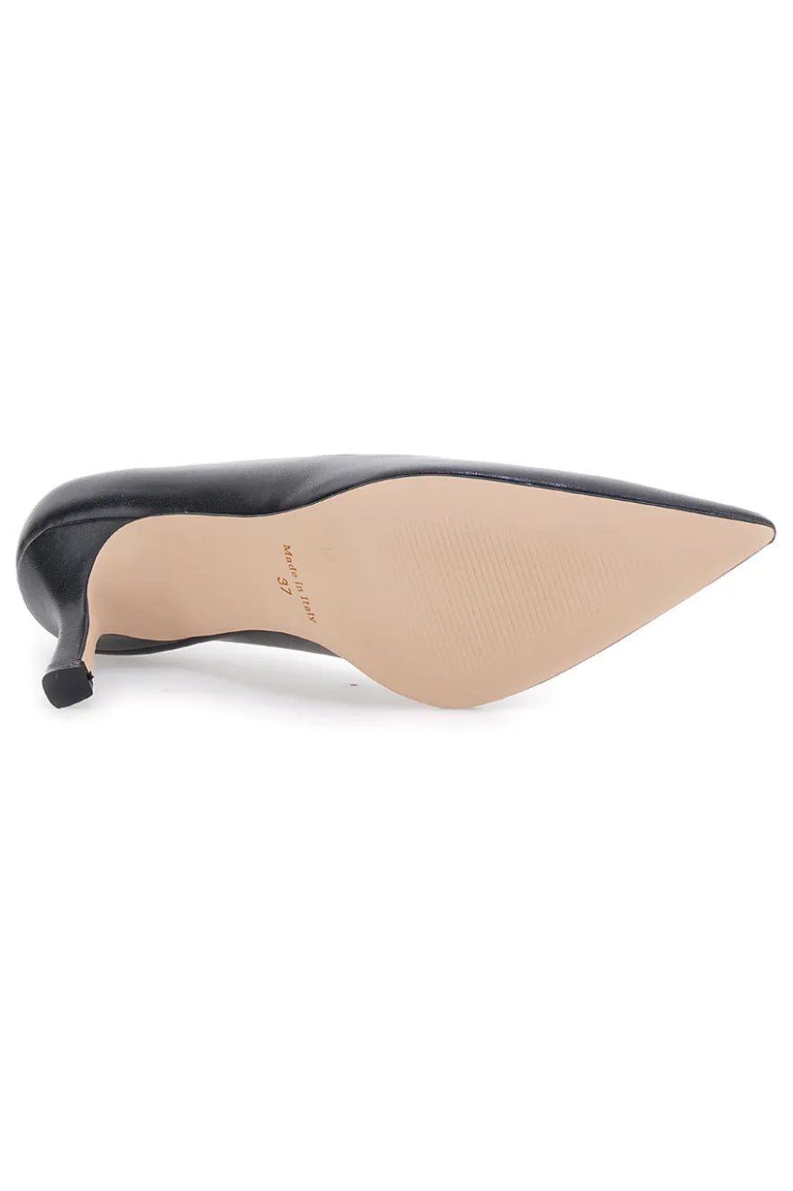 Décolleté nera con tacco Pittarello Glam 3866