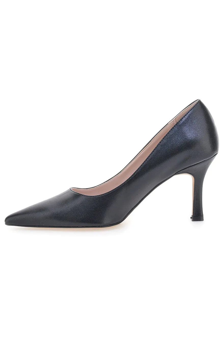 Décolleté nera con tacco Pittarello Glam 3866