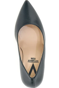 Décolleté nere a punta con tacco a rochetto Pittarello Vera 9053