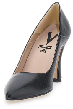 Décolleté nere a punta con tacco a rochetto Pittarello Vera 9053