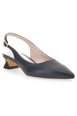 Décolleté Nere A Punta Con Tacco Basso Pittarello Glam 3614