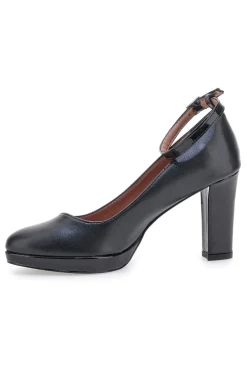 Décolleté nere con cinturino e plateau Pittarello Class 2594