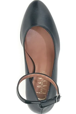 Décolleté nere con cinturino e plateau Pittarello Class 2594