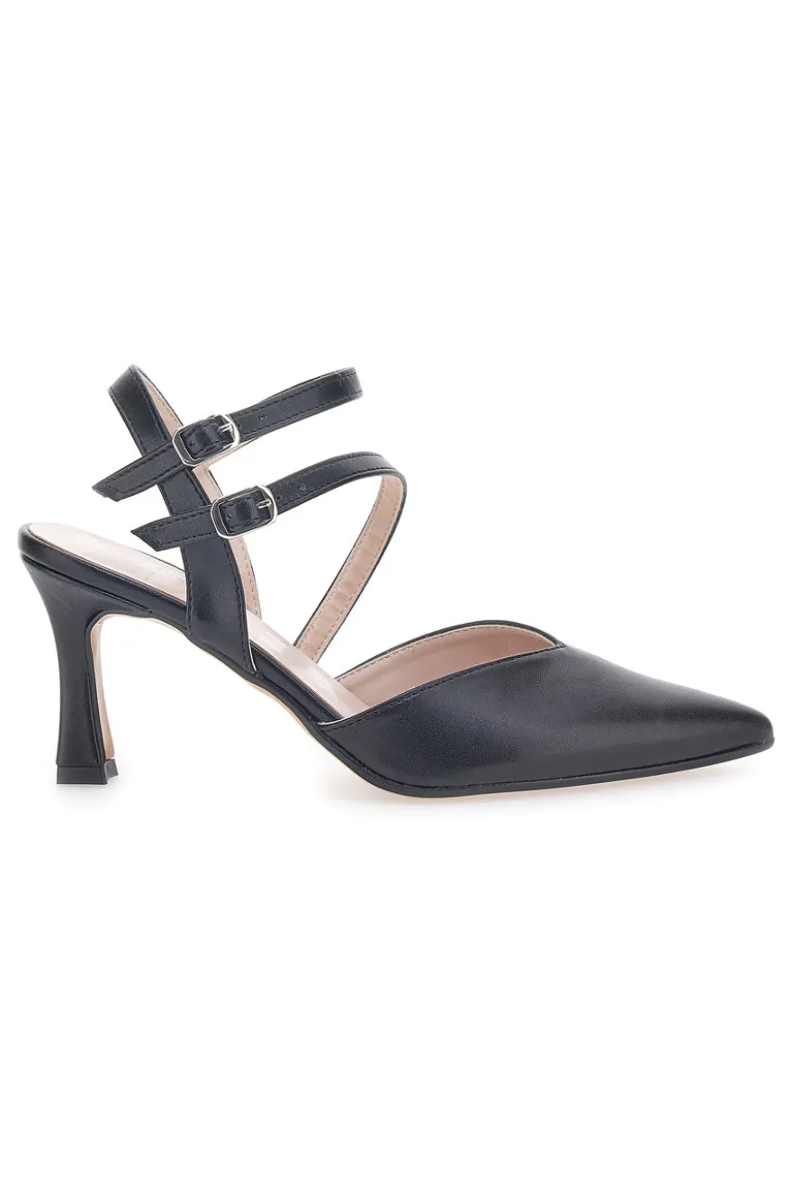 Décolleté Nere con Cinturini Pittarello Glam 251