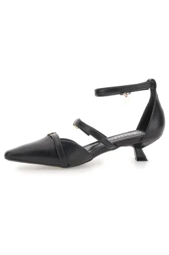 Décolleté nere con cinturini e tacco basso Ferrè F692C711