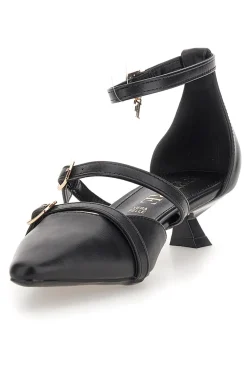 Décolleté nere con cinturini e tacco basso Ferrè F692C711
