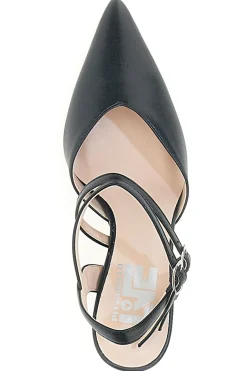 Décolleté Nere con Cinturini e Tacco a Rocchetto PITTARELLO LOVE 251