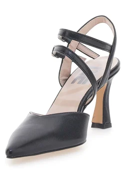 Décolleté Nere con Cinturini e Tacco a Rocchetto PITTARELLO LOVE 251