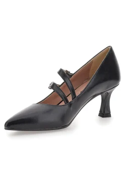Décolleté nere con cinturino Obliquo PITTARELLO CLASS 4362