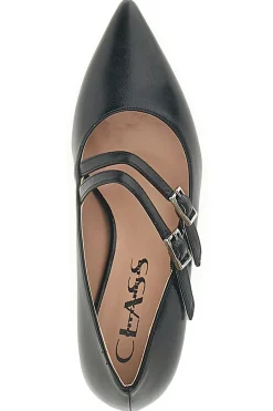 Décolleté nere con cinturino Obliquo PITTARELLO CLASS 4362