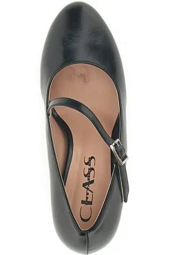 Décolleté nere con cinturino obliquo PITTARELLO CLASS 558