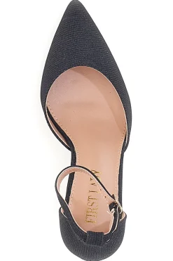 Décolleté Nere con Cinturino alla Caviglia FIRST LADY P582