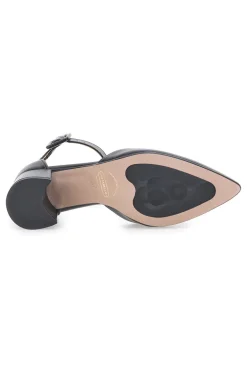 Décolleté Nere Con Cinturino e Tacco PITTARELLO 8017