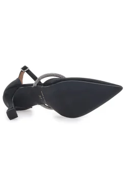 Décolleté nere con cinturini e tacco alto Pittarello love 7092