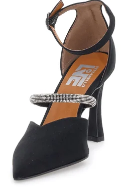 Décolleté nere con cinturini e tacco alto Pittarello love 7092
