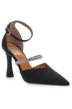 Décolleté nere con cinturini e tacco alto Pittarello love 7092
