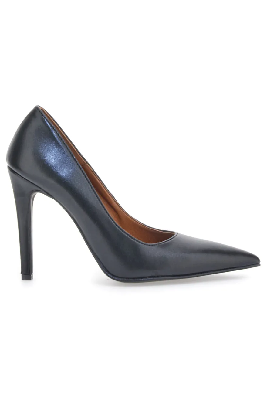 Décolleté nere con punta sfilata e tacco a stiletto Pittarello Couture 1380