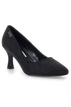 Décolleté nere con strass Nazareno gabrieli 7224