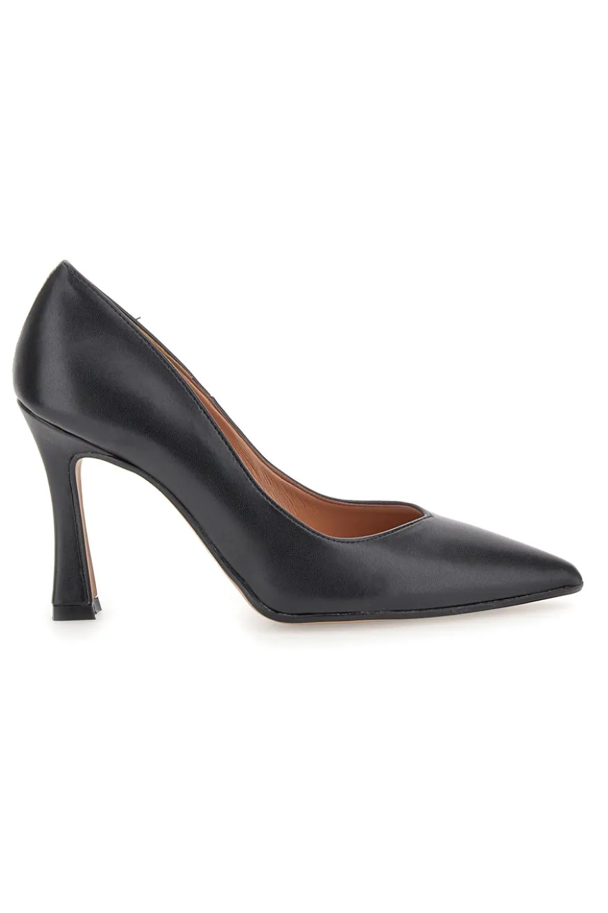 Décolleté Nere Con Tacco 9,5 cm Made In Italy Pittarello 157