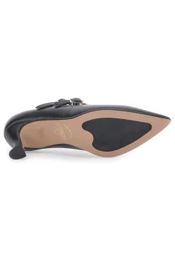 Décolleté Nere Con Tacco 6 cm Made In Italy cm Pittarello P6012