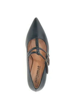 Décolleté Nere Con Tacco 6 cm Made In Italy cm Pittarello P6012